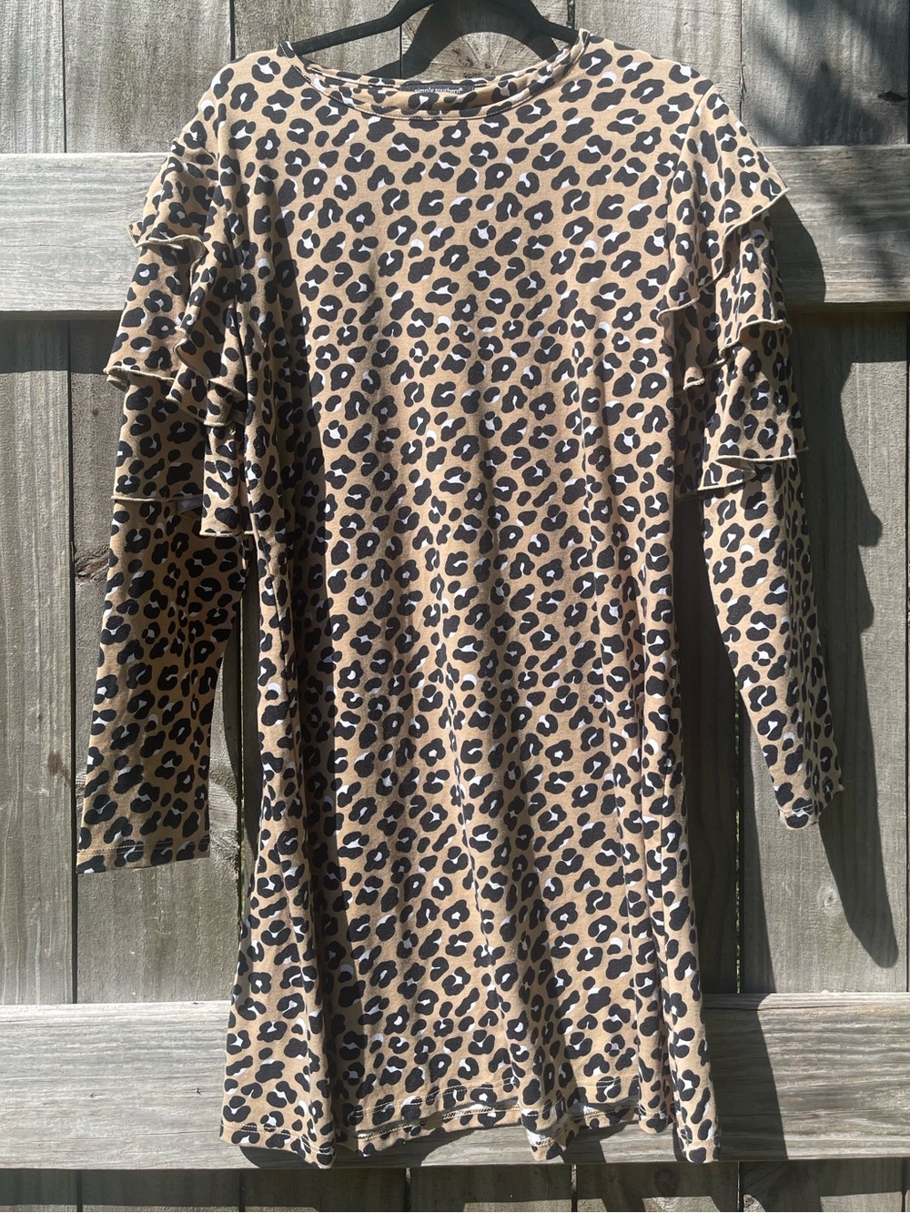 Simply Southern Leopard Print Top - Tan & Black